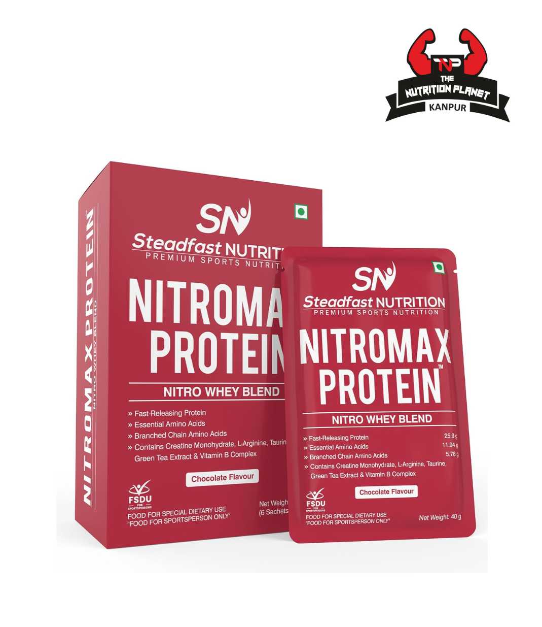 Steadfast Nutrition Nitromax Protein | Pack of 6 Sachets