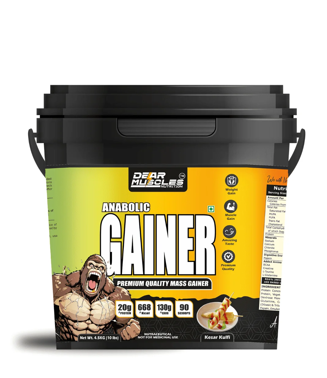 Dear Muscles Nutrition Anabolic Gainer 10lbs