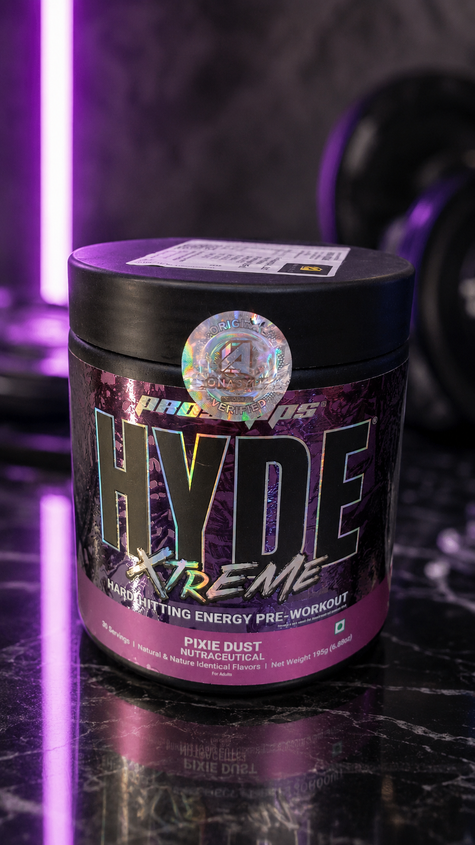 Prosupps Hyde Xtreme preworkout /195 /30 serving