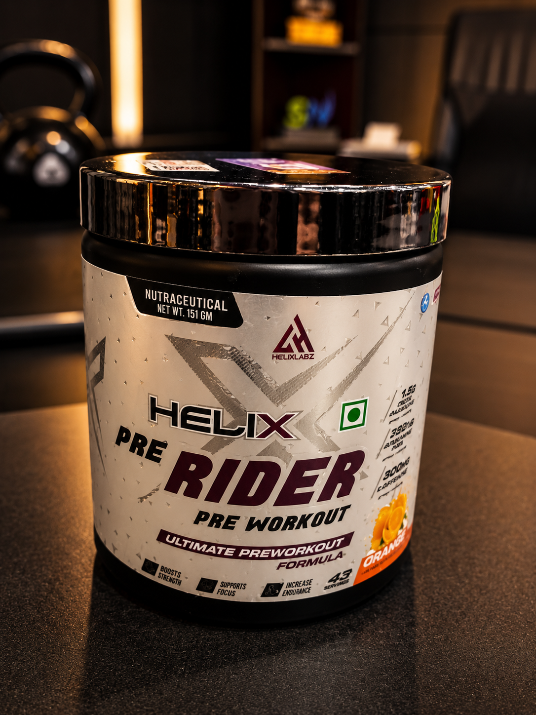 Helix pre rider ultimate pre workout/151 g/43 serving