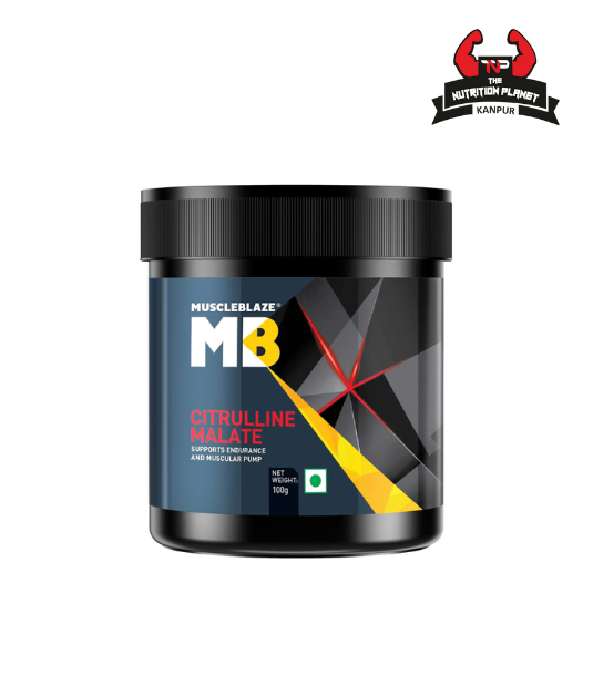 MuscleBlaze Citrulline Malate, 0.22 lb Unflavored with Official Authentic Tag